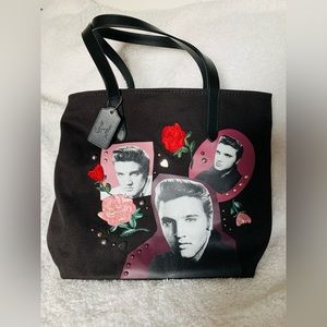 Coach X Elvis Presley Limited Edition Canvas Tote Bag